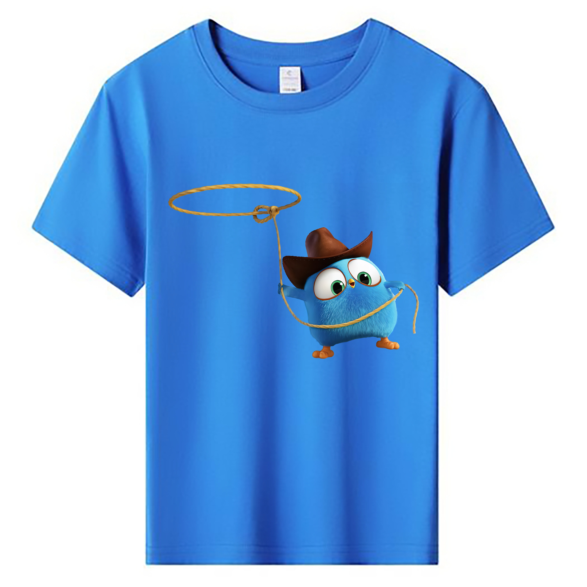 （画像用） Angry Birds アングリーバード 綿100％キッズTシャツ（フロントプリント）